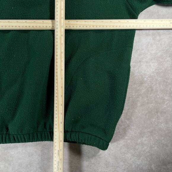 90’s Briar Creek Alaska Embroidered Green Fleece Quarter Zip Sweater - Picture 5 of 5